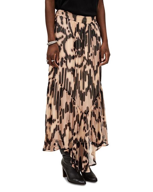 Ba&sh Natural Jupe Aley Skirt