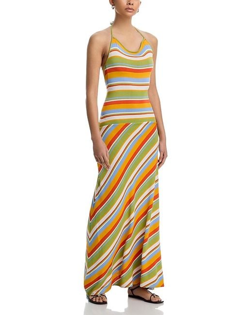 Solid & Striped Metallic The Lottie Dress