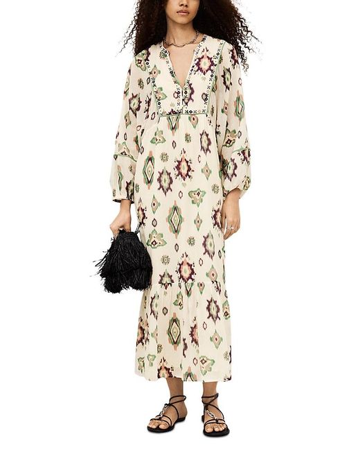 Ba&sh Natural Robe Oelia Dress