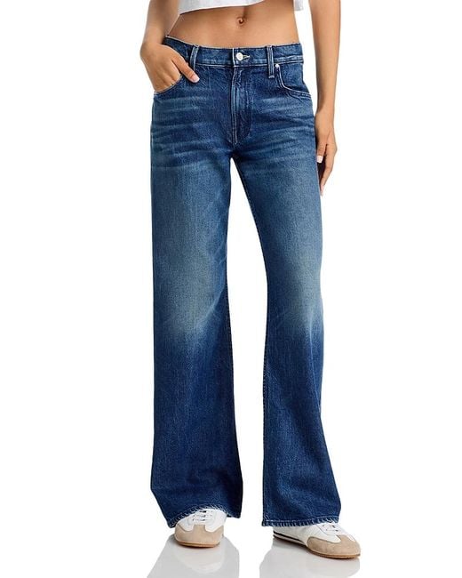 Mother Blue The Bookie Skimp High Rise Jeans