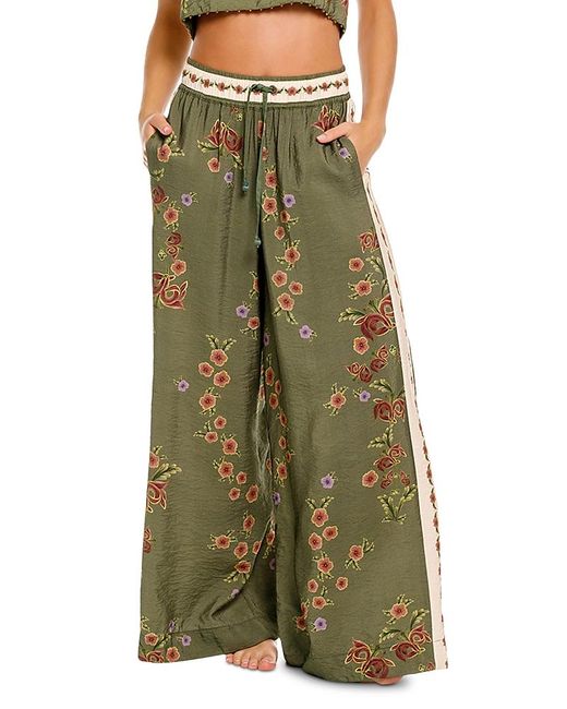 Agua Bendita Green Janis Aura Pants