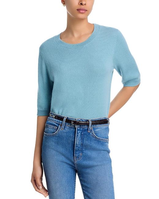 Veronica Beard Blue Shana Cashmere Sweater