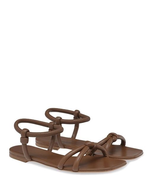 Gianvito Rossi Brown Juno 05 Flats Sandals