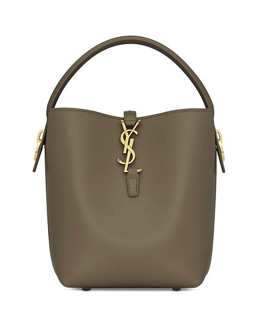 Saint Laurent Metallic Le 37 Small Bucket Bag