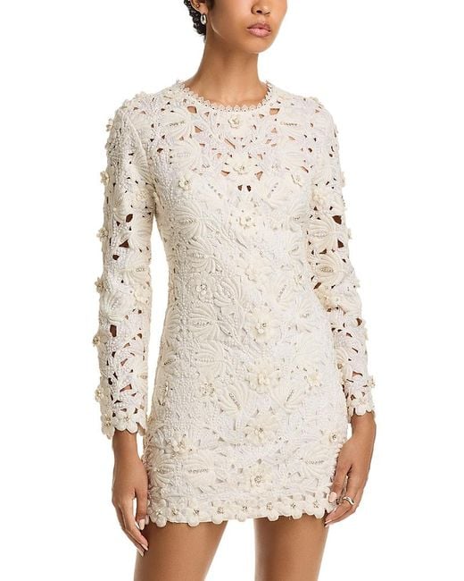 LoveShackFancy White Caletta Dress