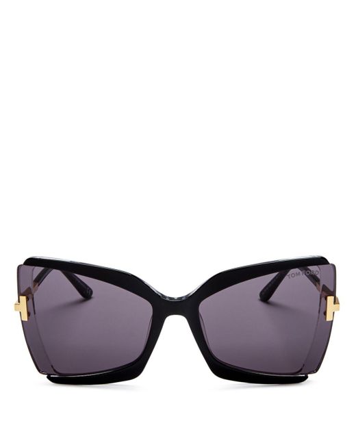 Tom Ford Gia Butterfly Sunglasses in 