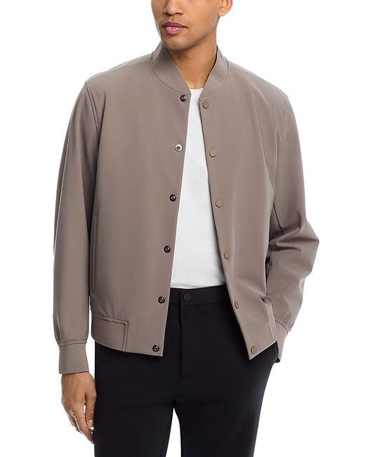 Theory Gray Murphy Bomber Jacket for men