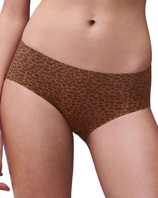 Chantelle Brown Soft Stretch One-Size Seamless Hipster