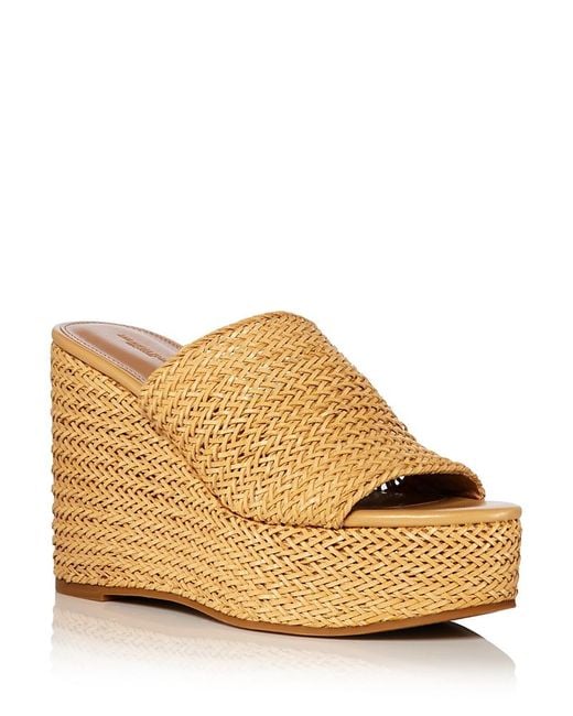 Aqua Natural The Lotus X Platform Sandals