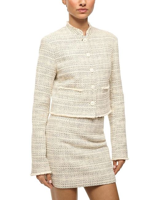 Staud White Costero Jacket