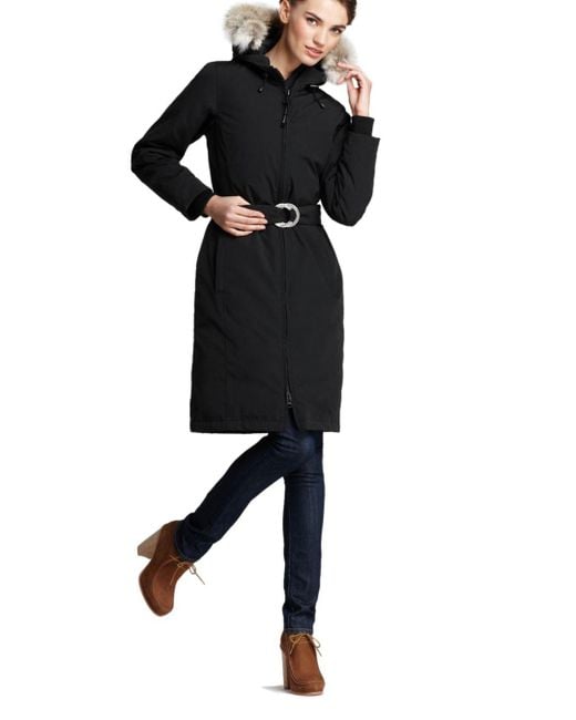 Canada Goose Whistler Parka in Black | Lyst Canada