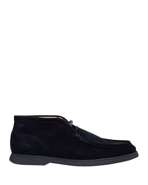Boss Blue Hugo Suede Sienne Chukka Boots for men