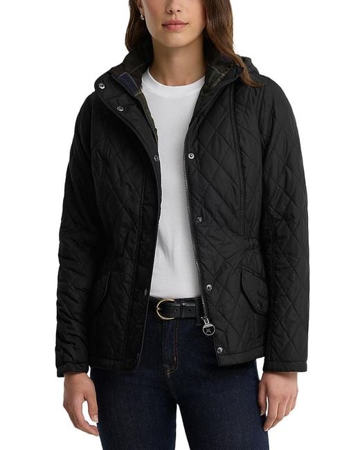 Barbour Black Millfire Quilted Jacket