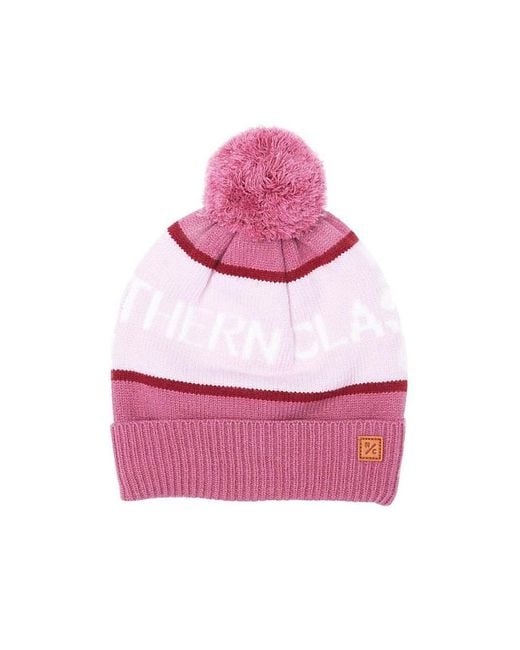 Northern Classics Pink Knit Pom Hat