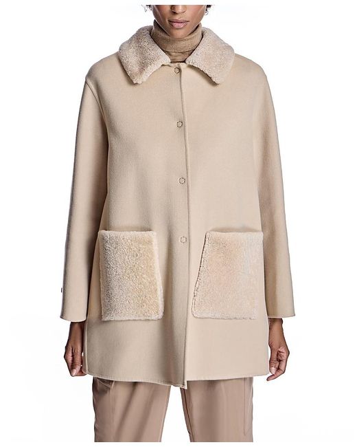 Maximilian Natural Woolblend Walking Coat