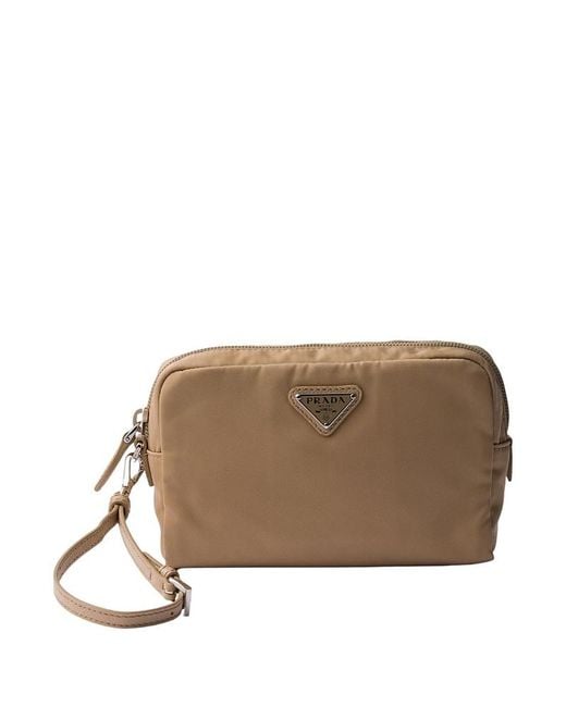 Prada Brown Small Re-Nylon Pouch
