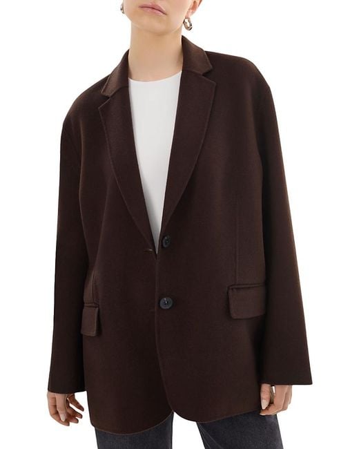 Lamarque Black Ennis Oversized Blazer