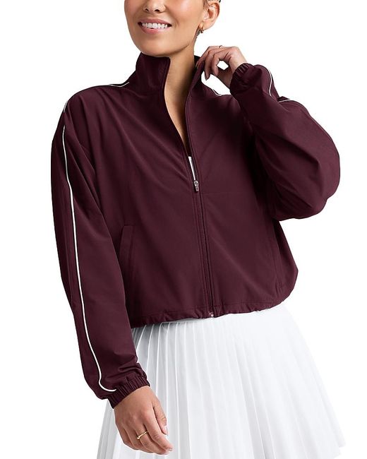Beyond Yoga Red Track Jacket