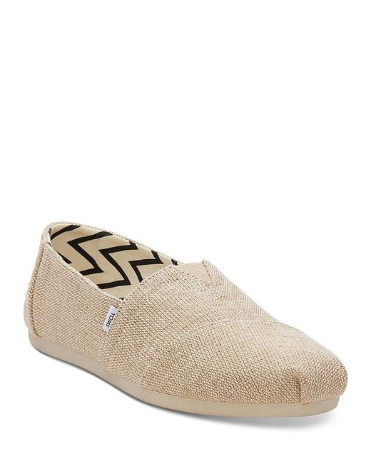 TOMS Women's Natural Alpargata Almond Toe Flats