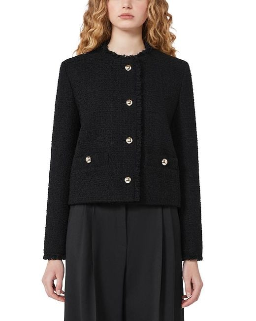Weekend by Maxmara Black Wkdagami Jacket