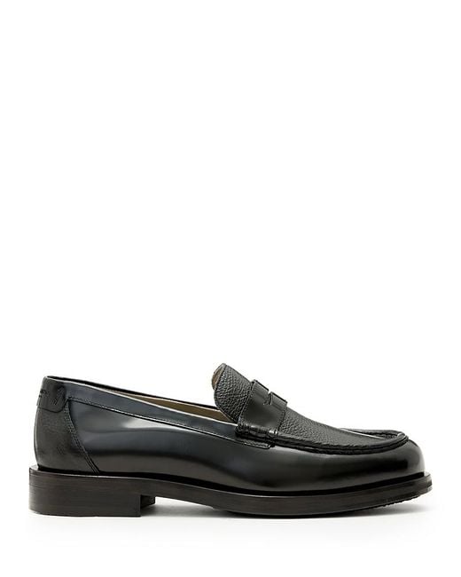 AllSaints Black Bloom Loafer for men