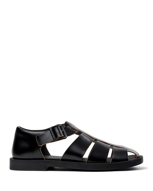 Camper Black Don Fisherman Sandals for men