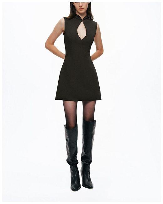 strapless open back dress Elysia Dress Black – Flook The Label main image 1