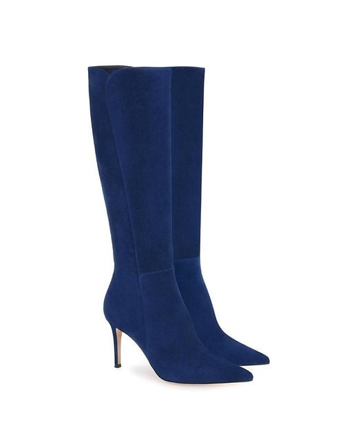 Gianvito Rossi Blue Levy Boot