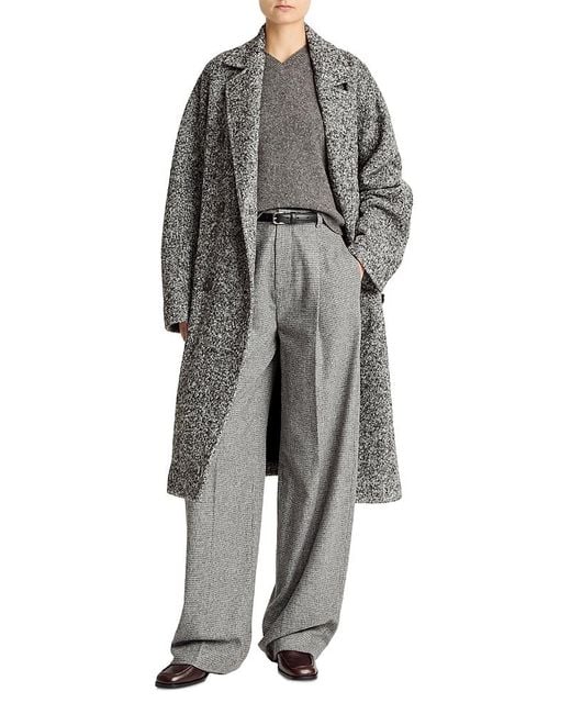 Vince Gray Marled Overcoat