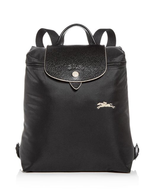 longchamp black backpack