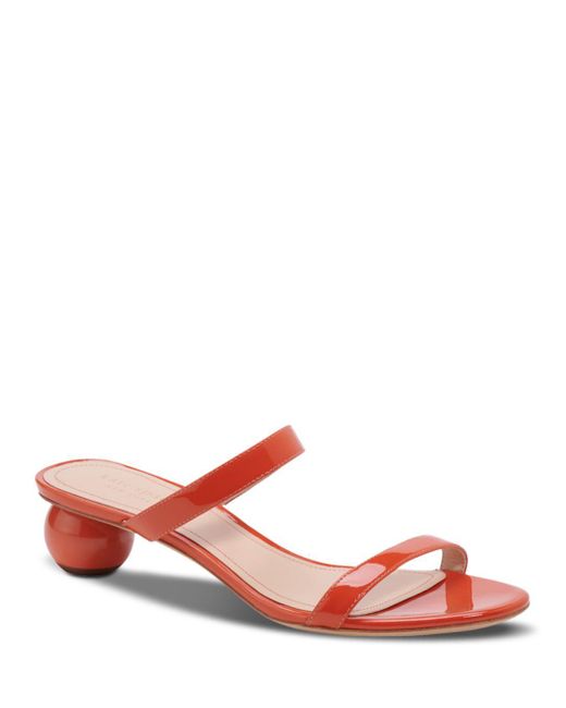 Kate Spade Leather Palm Springs Slip On Sandals Lyst