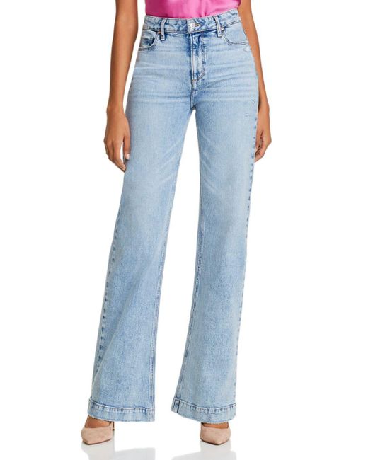 PAIGE Denim Leenah Wide - Leg Jeans In 