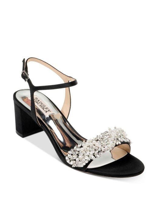 badgley mischka black heels