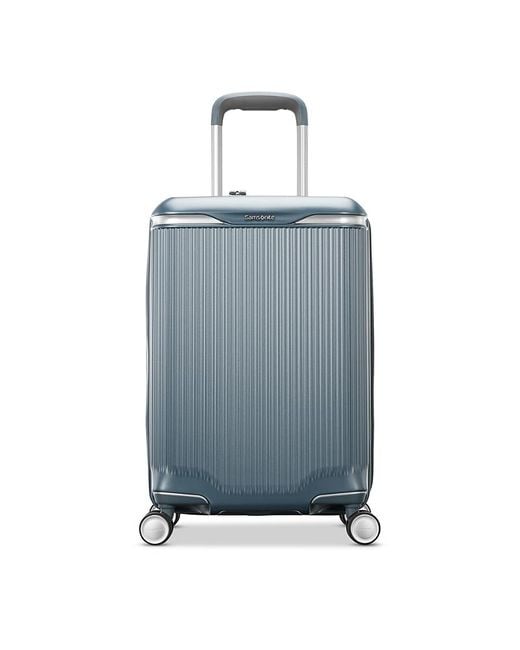 Samsonite Blue Silhouette 18 Hardside Carry On Spinner Suitcase