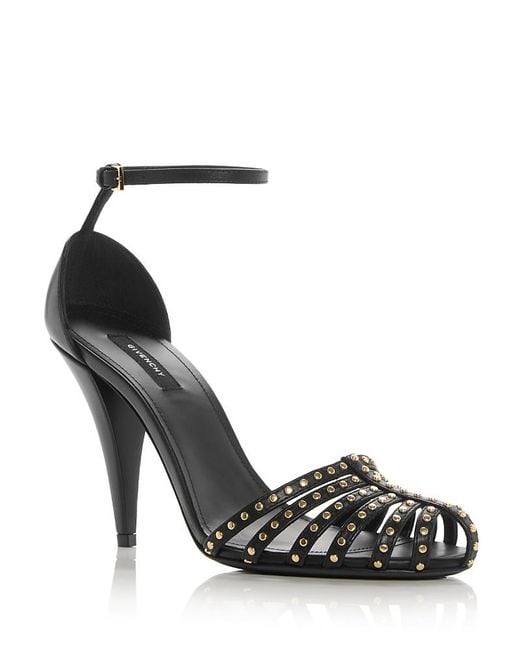 Givenchy Metallic Cage Embellished Sandals