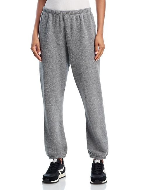 PERFECTWHITETEE Gray Stevie Fleece Easy Sweatpants