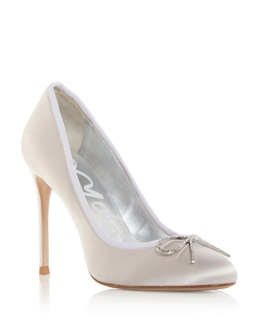 Sophia Webster White Pirouette Ballet Pumps