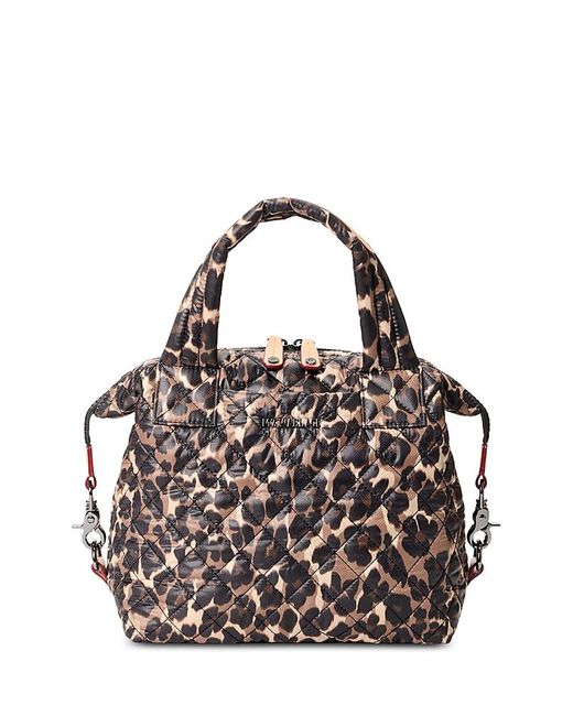 MZ Wallace Small Sutton Deluxe Top Handle Bag in Metallic | Lyst UK