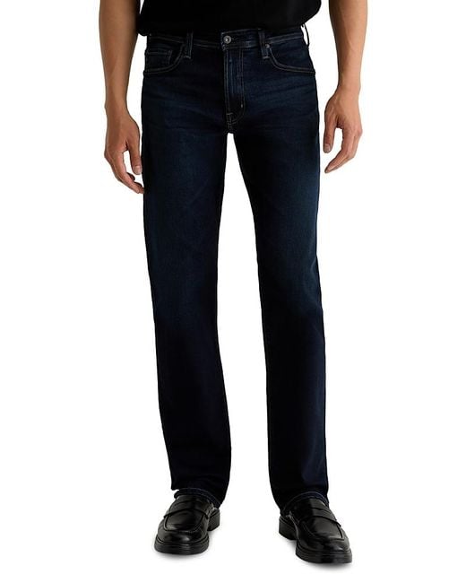 AG Jeans Blue The Protege Classic Straight Fit Jeans for men