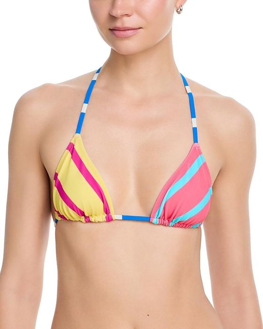 Solid & Striped Multicolor The Iris Reversible Bikini Top