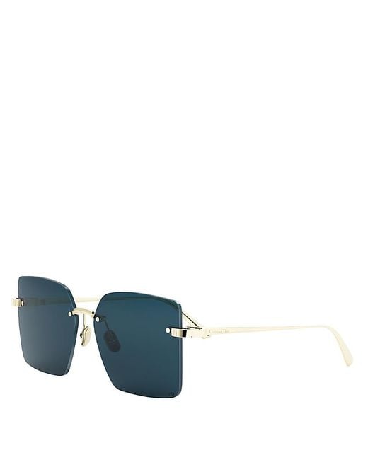 Dior Blue C S3U Square Sunglasses, 60Mm