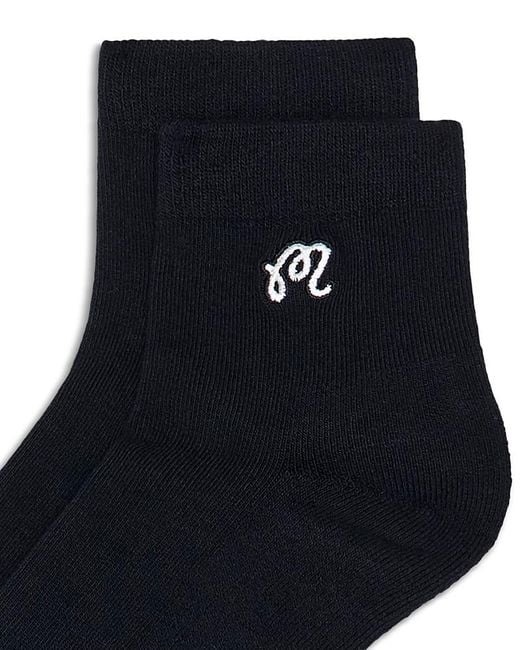 Malbon Black Capri Ankle Socks