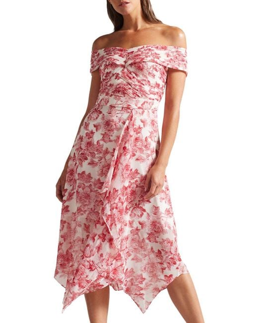 ted baker off the shoulder