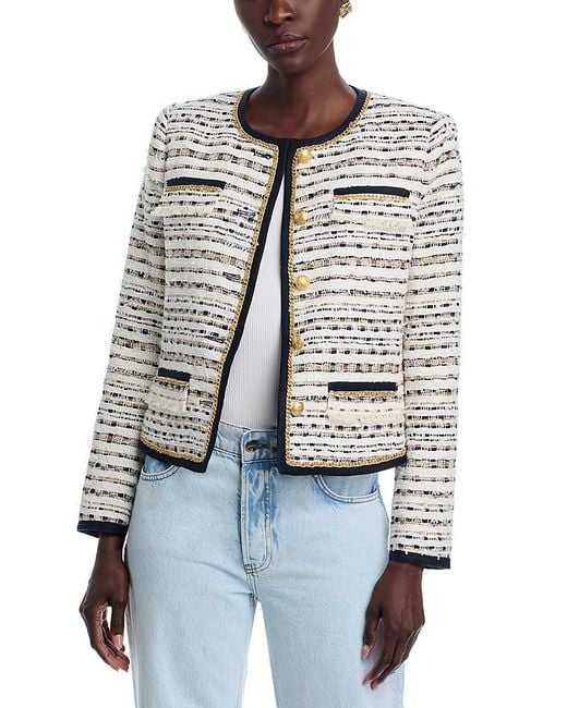 Kobi Halperin Blue Kiera Textured Jacket