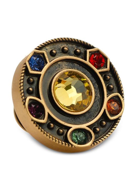 Cufflinks Inc. Metallic Infinity Stones Antique Tone Lapel Pin for men