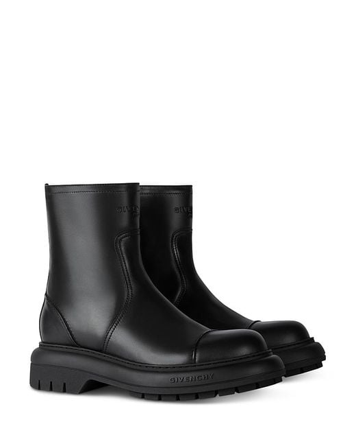 Givenchy Black Biker Ankle Boots for men