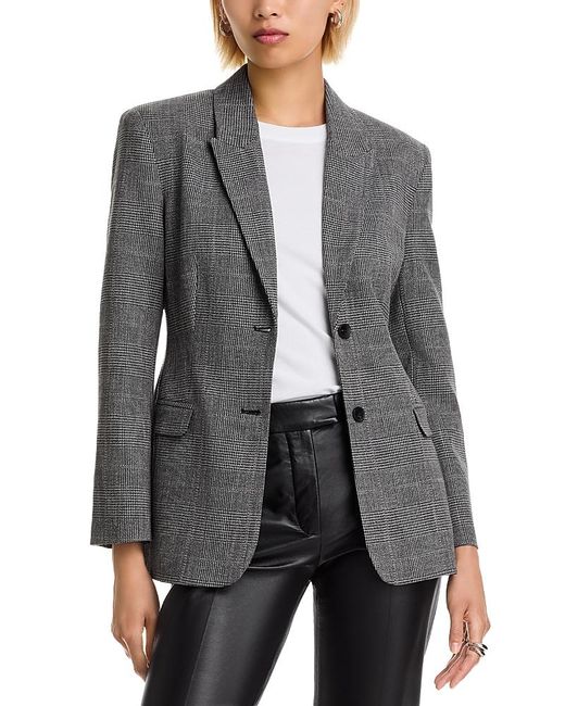 French Connection Gray Owen Plaid Suiting Jacket