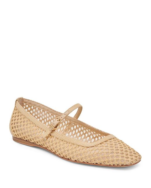 Dolce Vita Reyes Slip On Mary Jane Ballet Flats in Natural Lyst UK