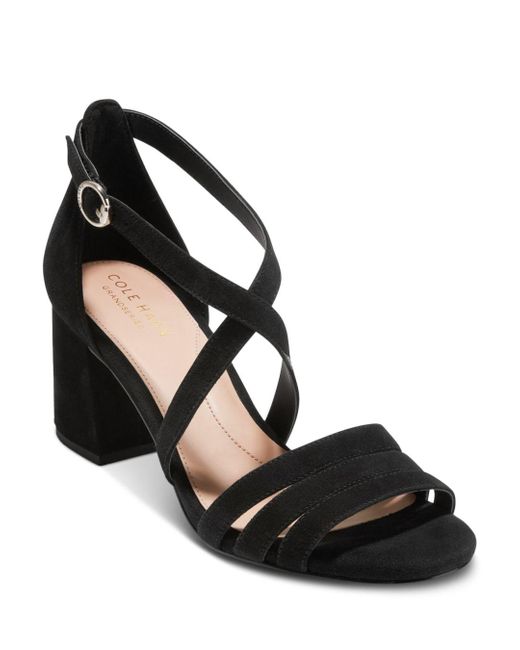 Cole Haan Leather Alicia City Sandals in Black | Lyst