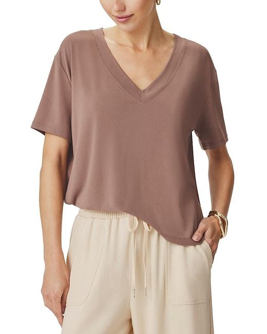 Splendid Multicolor Kacey V Neck Tee